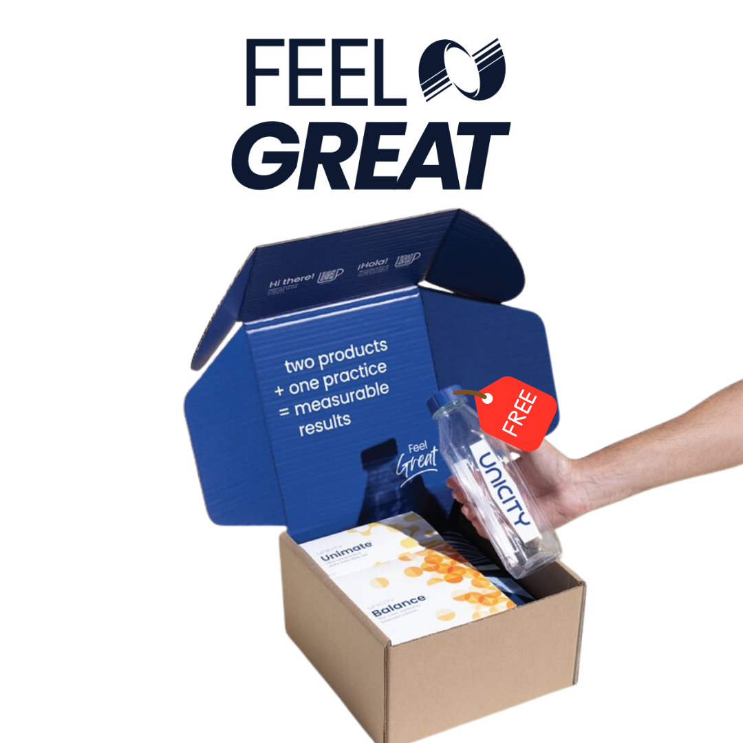 Kit Feel Great · Unimate + Balance + botella Diamante